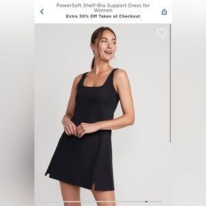 RED COLOR - PowerSoft Shelf-Bra Support Dress for
Women